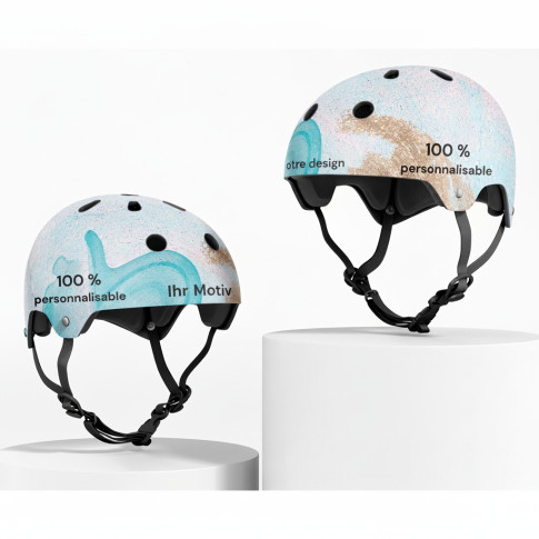 Fahrradhelm / E-Scooter-Helm (Junior & Erwachsene) – 100 % individuell bedruckbar