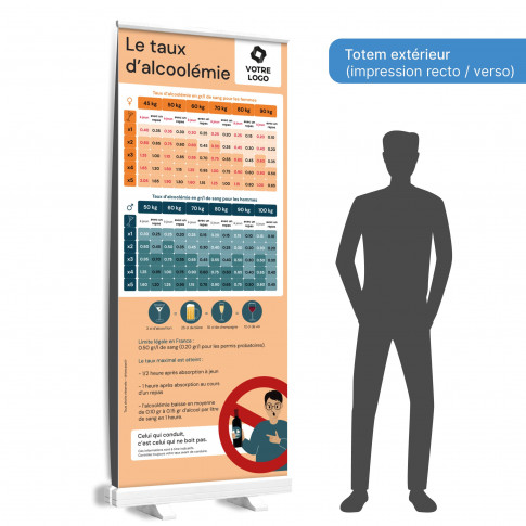 Roll-Up Display – Alkohol am Steuer: Promillegrenzen verstehen
