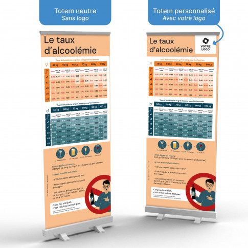 Roll-Up Display – Alkohol am Steuer: Promillegrenzen verstehen