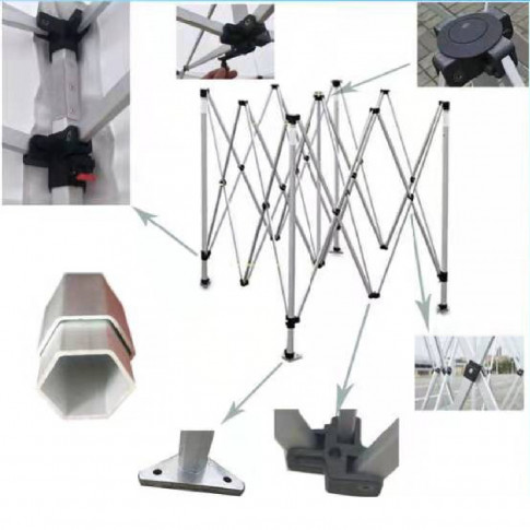 Faltpavillon 3x3 m mit individuellem Druck