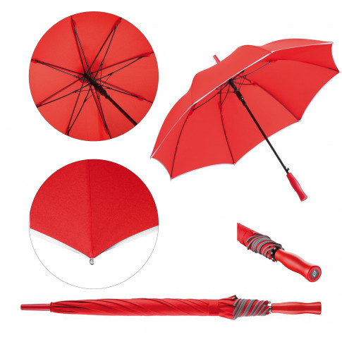 Automatischer Regenschirm mit reflektierendem Streifen