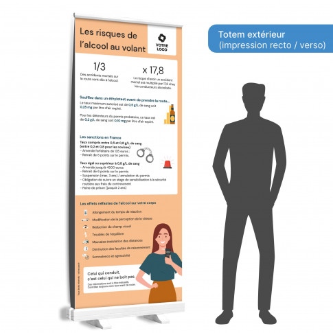 Roll-Up Display – Alkohol am Steuer: Risiken & Prävention