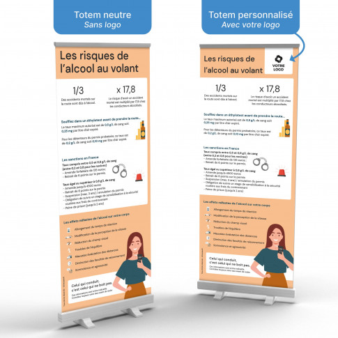 Roll-Up Display – Alkohol am Steuer: Risiken & Prävention