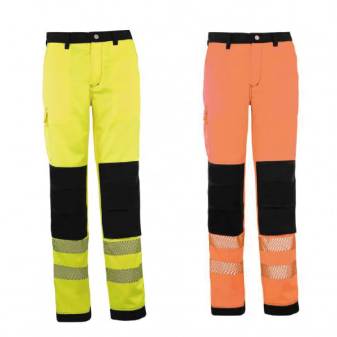 Warnschutzhose mit Reflexstreifen – Hohe Sichtbarkeit