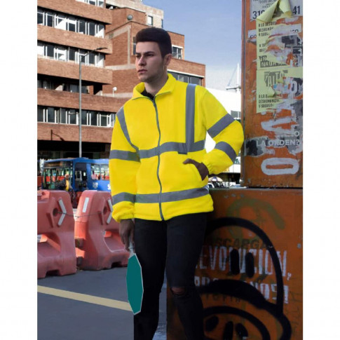 Reflektierende Fleecejacke