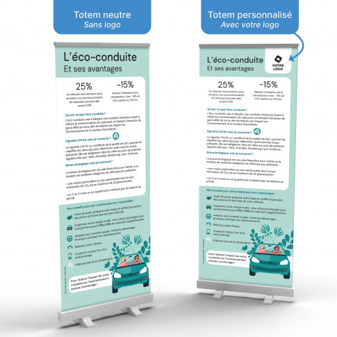 Roll-Up Display – Eco-Driving & Kraftstoffsparende Fahrweise