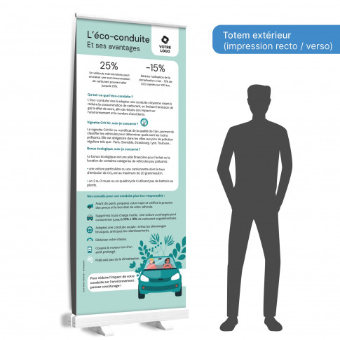 Roll-Up Display – Eco-Driving & Kraftstoffsparende Fahrweise