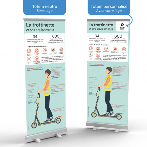 Roll-Up Display – Vorschriften für E-Scooter