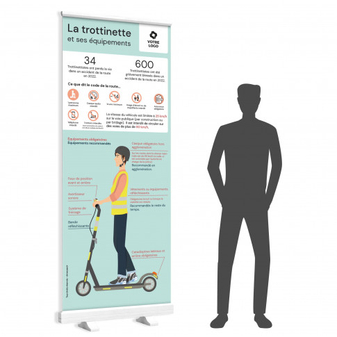 Roll-Up Display – Vorschriften für E-Scooter