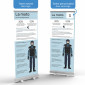 Roll-up Display – Motorrad-Schutzausrüstung