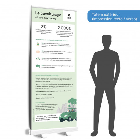 Roll-up Display – Vorteile des Fahrgemeinschafts