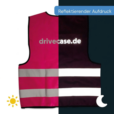 Graue Sicherheitsweste, individuell gestaltbar