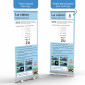 Roll-up Display – Sehbeeinträchtigungen & Monoyer-Sehtest