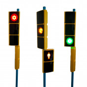 4er-Set pädagogische Ampeln...