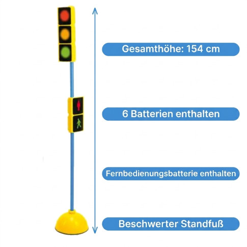 Pädagogische Ampel für Verkehrserziehung