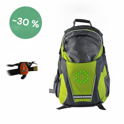 Blinkender LED-Rucksack, 18 Liter