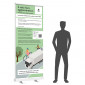 Roll-Up Display – Fahrradsicherheit außerorts