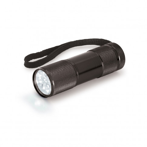 Taschenlampe mit 9 LEDs aus Aluminium