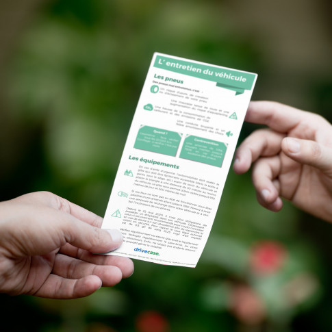 Aufklärungsflyer – Fahrzeugpflege und Verkehrssicherheit