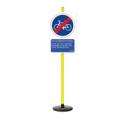 Lehrschild „Ende des...