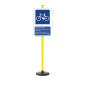 Lehrschild Empfohlener Radweg oder Radstreifen