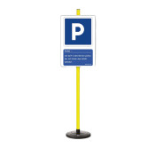 Lehrschild Parkplatz –...