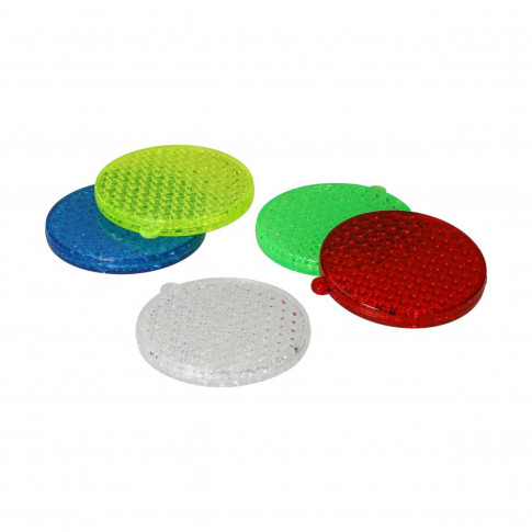 Reflektor aus reflektierendem Acryl – rund