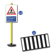 Zebrastreifen-Übungsset mit...