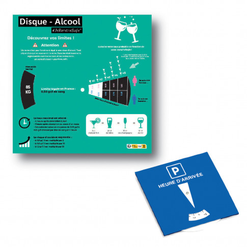 Parkscheibe Alcoodisque© – Alkoholprävention im Straßenverkehr