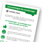 Flyer zur Sensibilisierung – die Vorteile von Fahrgemeinschaften