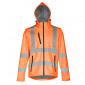 Kapuzenjacke mit personalisierbarem reflektierendem Streifen