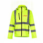 Kapuzenjacke mit personalisierbarem reflektierendem Streifen