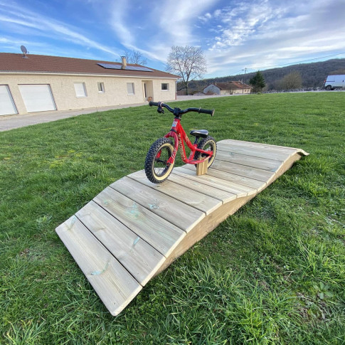 Doppelwelle für Kinder-Fahrradparcours