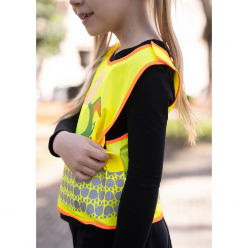Reflektierende Kinderweste mit Motiv