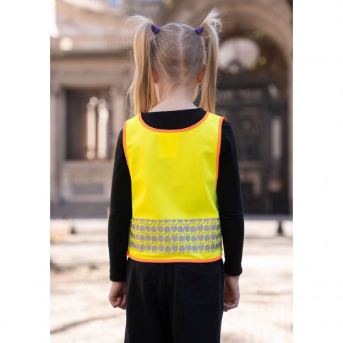 Reflektierende Kinderweste mit Motiv