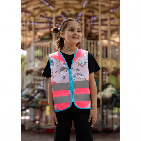 Reflektierende Kinderweste mit Motiv