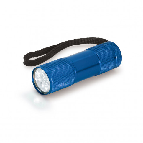 Taschenlampe mit 9 LEDs aus Aluminium