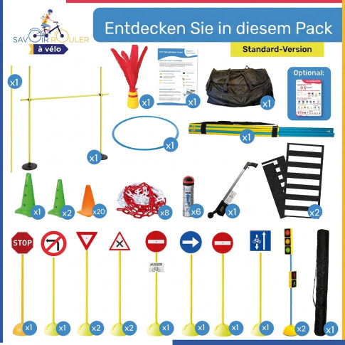 Fahrradparcours-Set Modul 2 – Sicheres Radfahren lernen