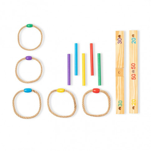 Geschicklichkeitsset aus Holz – Präventionsparcours
