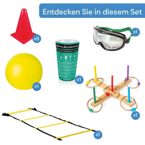 Präventions-Parcours-Set – Verkehrssicherheit und Suchtprävention