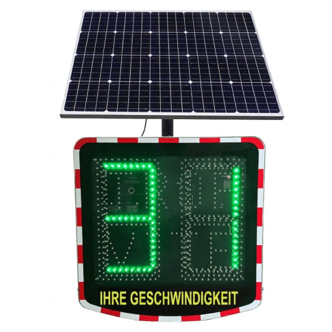 Mobiles Solarbetriebenes Geschwindigkeitsdisplay – Pädagogischer Radar