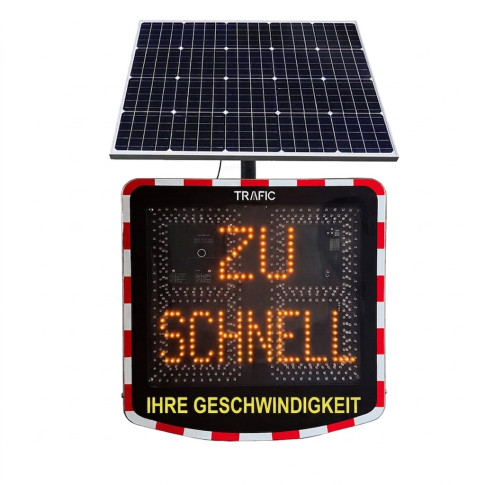 Mobiles Solarbetriebenes Geschwindigkeitsdisplay – Pädagogischer Radar