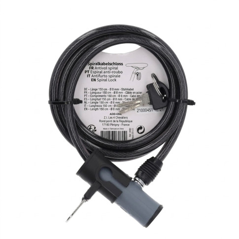 Diebstahlsicherung zum Einstiegspreis – 150 cm langes Kabel
