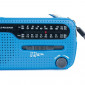 Dynamo-Kurbelradio mit LED-Taschenlampe und Alarmsirene