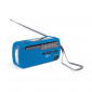 Dynamo-Kurbelradio mit LED-Taschenlampe und Alarmsirene