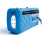 Dynamo-Kurbelradio mit LED-Taschenlampe und Alarmsirene