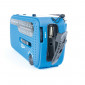 Dynamo-Kurbelradio mit LED-Taschenlampe und Alarmsirene