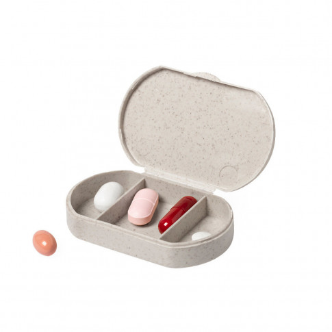 Tablettenbox aus Bambusfaser