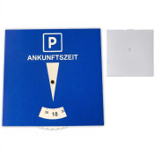 Parkscheibe aus Karton –...