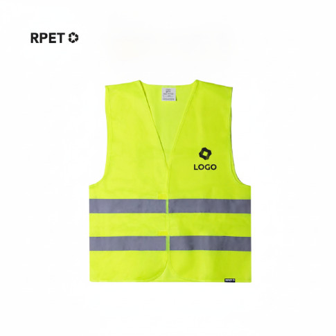 Warnweste Erwachsene aus recyceltem RPET